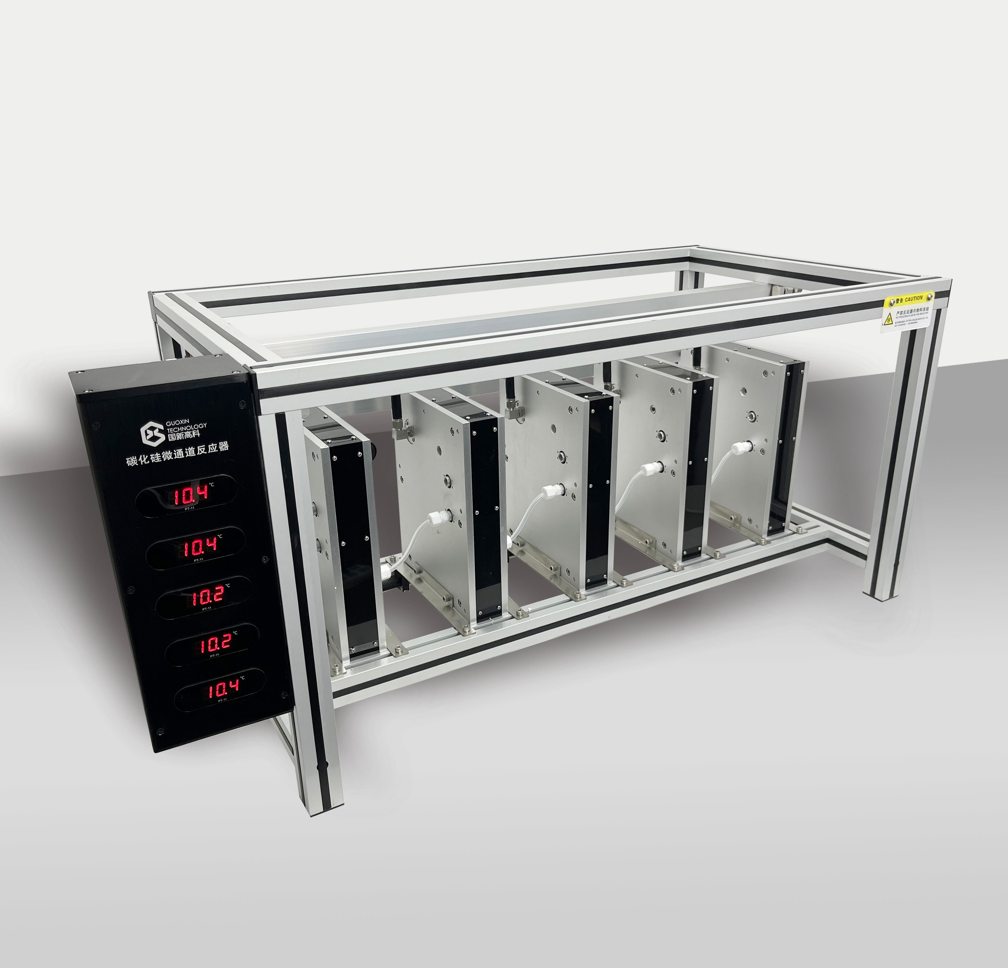 Silicon Carbide Microreactor Microchannelreactor Semi-Industrial Level，SiC Continuous Flow Reactors
