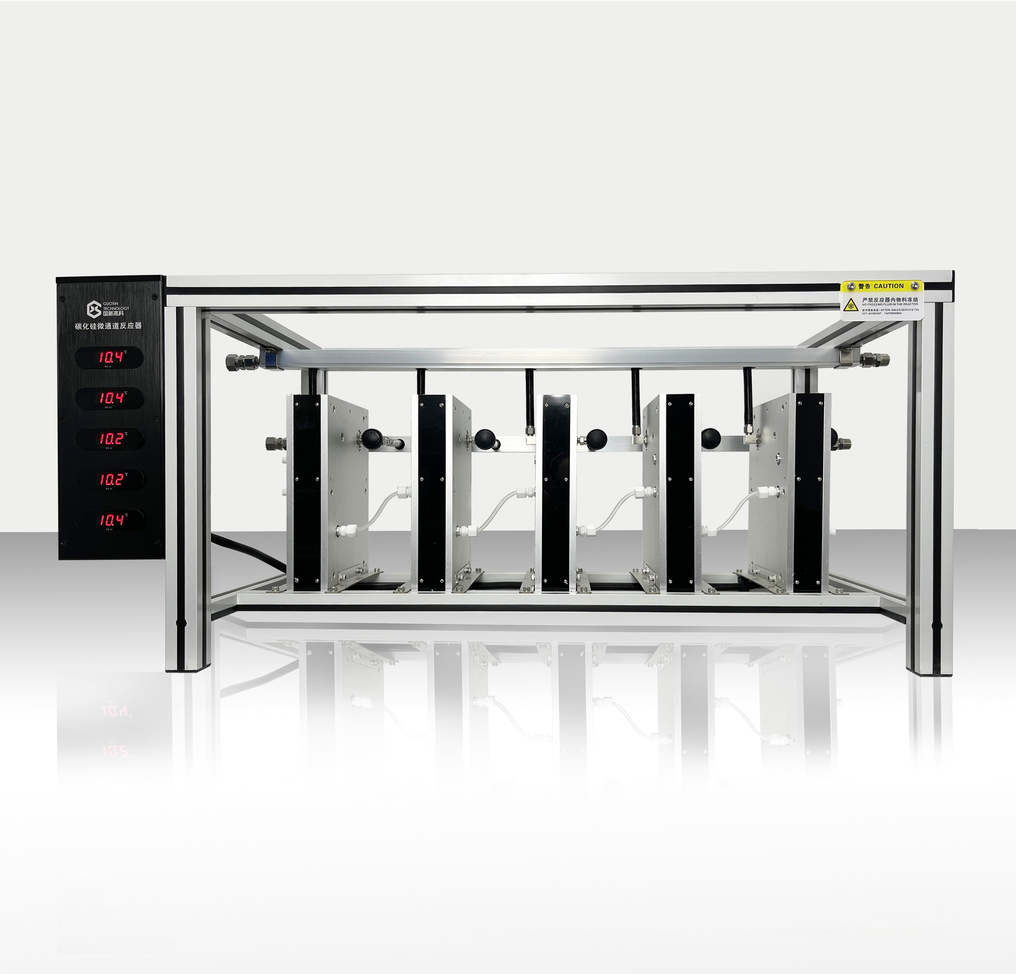Silicon Carbide Microreactor Microchannelreactor Semi-Industrial Level，SiC Continuous Flow Reactors