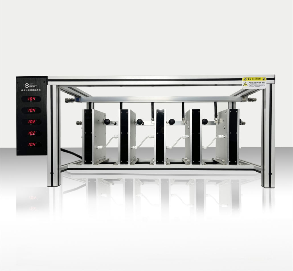 Silicon Carbide Microreactor Microchannelreactor Semi-Industrial Level，SiC Continuous Flow Reactors